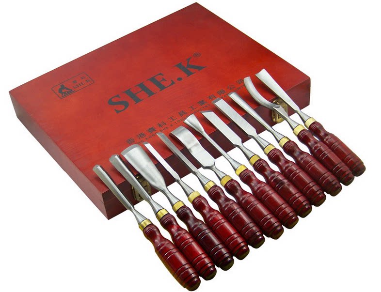 SECCO SHE K 12 pieces of carved woodwork chisel carving knife wood chisel SK-812