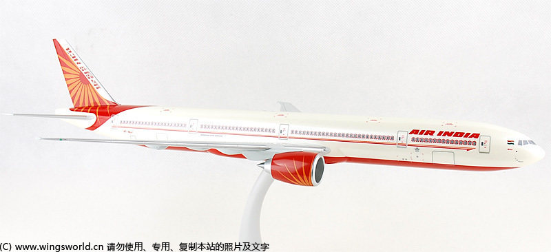 Heat :HG3947G 1:200 Indian Aviation Boing 777-300ER VT-ALJ