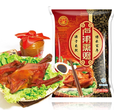 Zhejiang Wenzhou specialty Tengqiao Town factory Lu Di smoked chicken New Year goods Hotel with wine Wenzhou smoked chicken