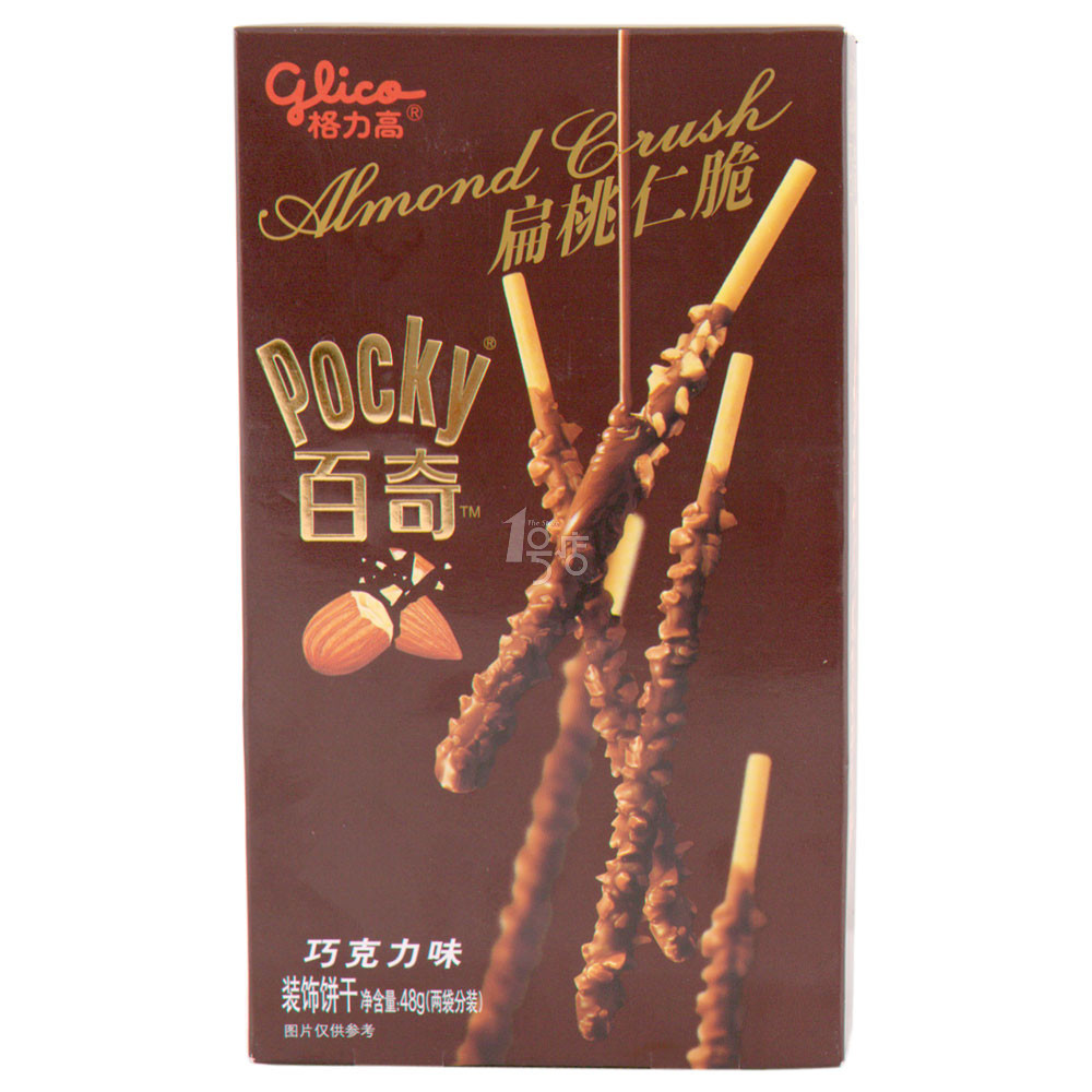 格力高 百奇杏仁脆 巧克力 48g/盒