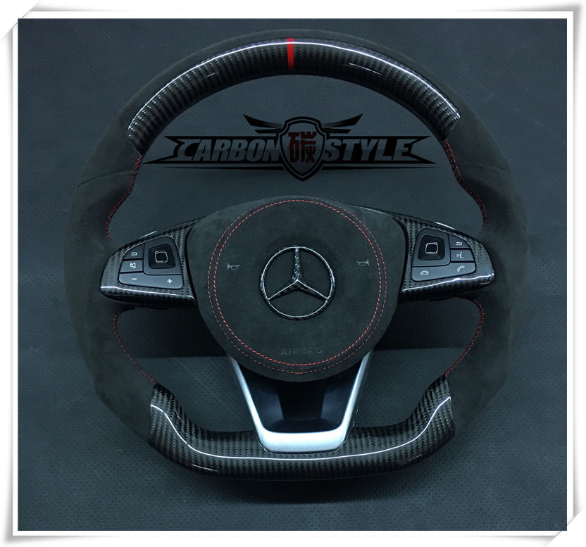 ★Explosion ★ Mercedes CLS200 BE200 300 S500 imported carbon fiber sports steering wheel spot