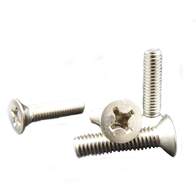 304 stainless steel cross sunk head screws M2 M2 5