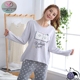Hương thơm mới của các quý bà và quý bà của dịch vụ nhà mùa thu và mùa đông bằng cotton có thể được mặc ở nhà bên ngoài hai bộ đồ ngủ đồ pijama nữ Giống cái