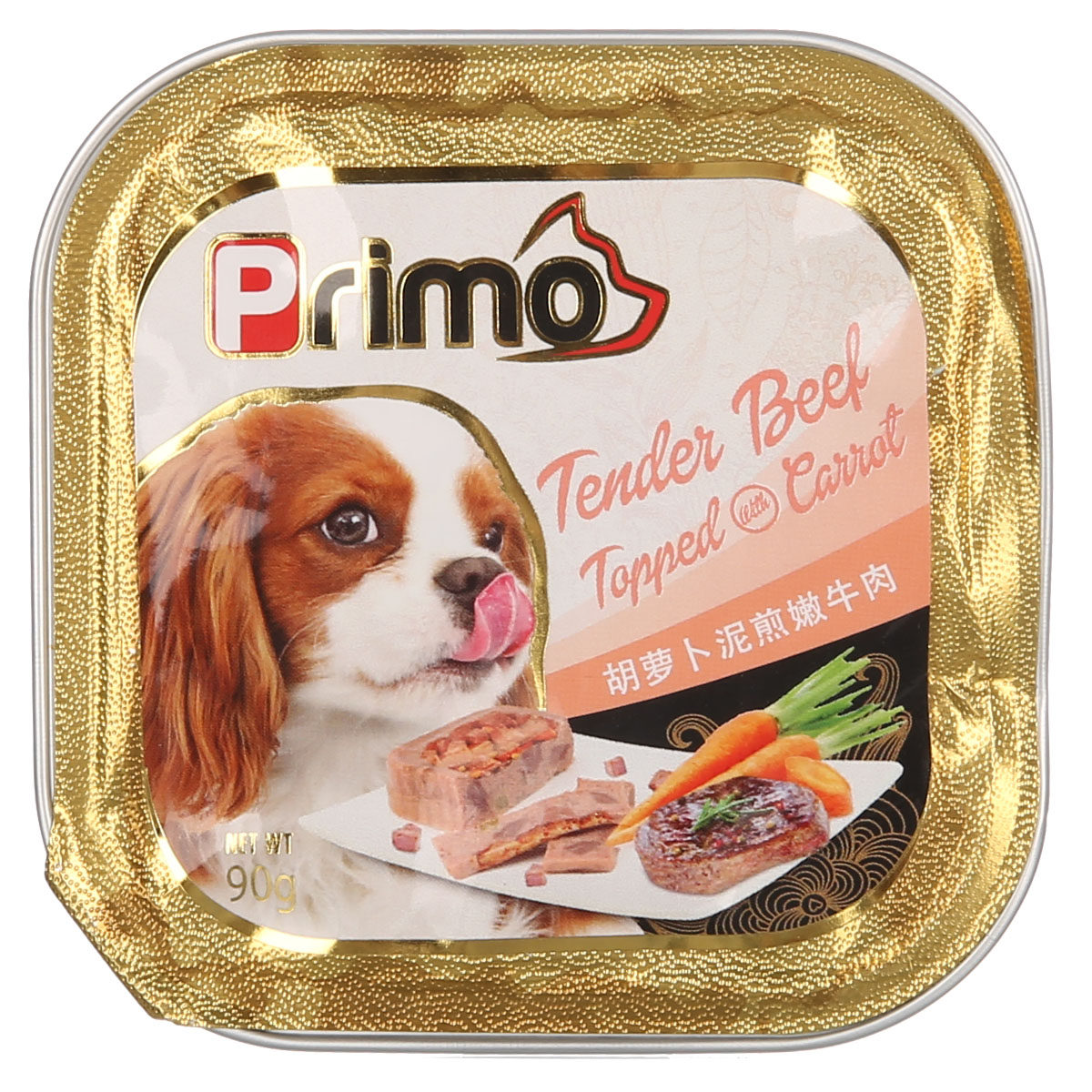 波奇网 宠物狗罐头Primo主厨精致狗罐系列-青豆焗嫩鸡90克狗零食