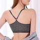 Cố định miếng đệm ngực không có vòng thép thể thao áo ngực thoáng khí thoải mái nhẹ ngủ cô gái chống sốc tập hợp đồ lót yoga mùa hè quần xì áo vú Áo ngực ren
