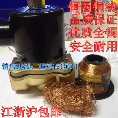 All copper normally closed solenoid valve water valve central special solenoid valve DN15202524V220V