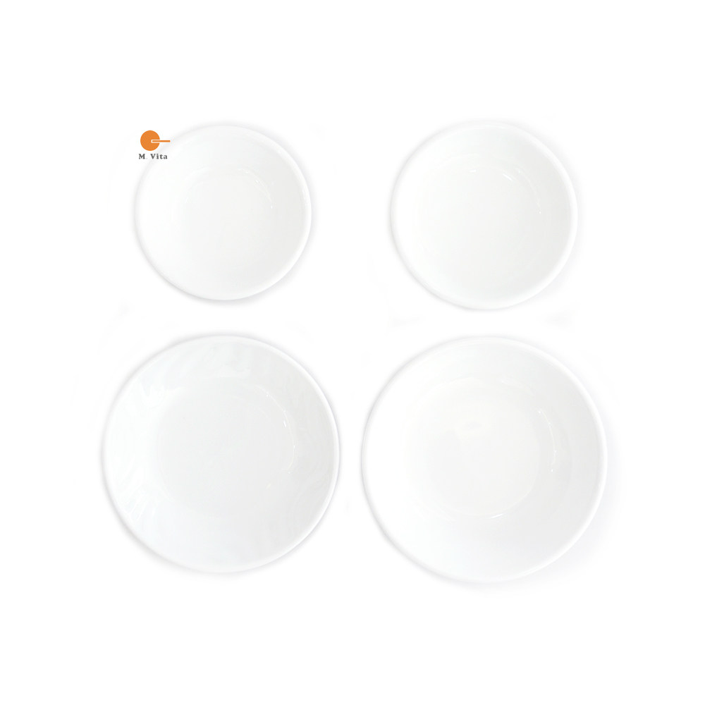 Monson Education Montey living teaching aids white ceramic small round disc in four sizes 7-10cm