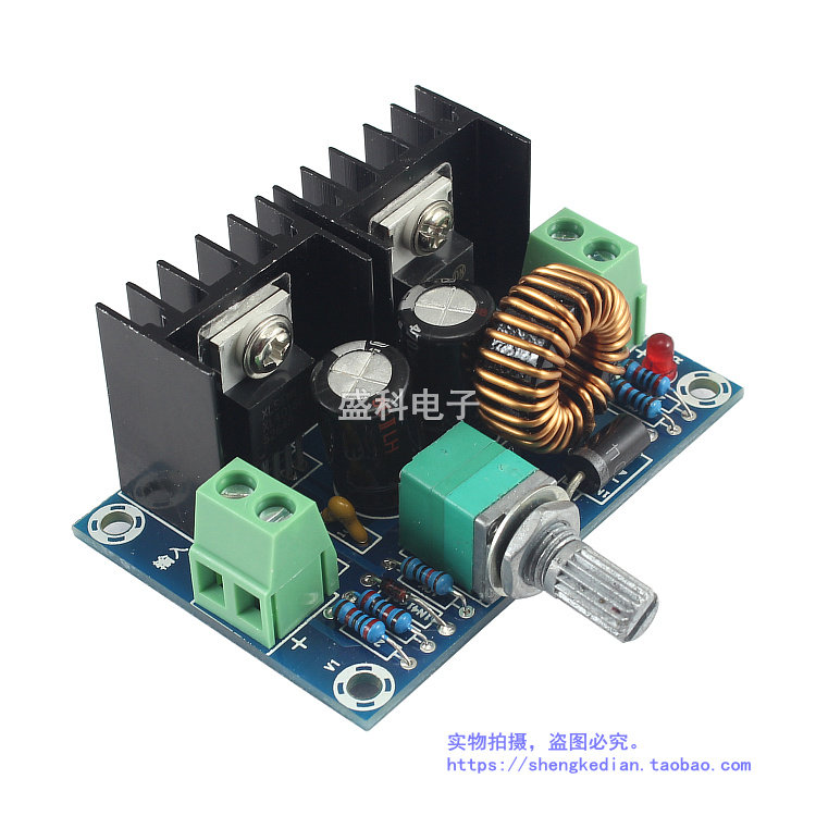 DC-DC voltage reduction module XL4016 200W High power DC voltage regulator plate 8A with voltage stabilization