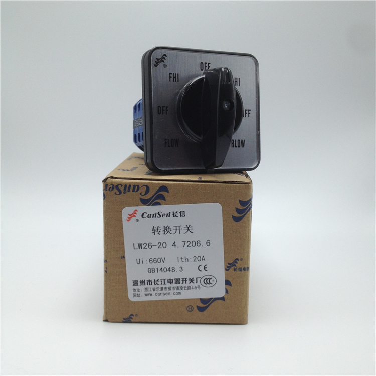 Changxin Wenzhou Changjiang Electric Switch factory Turret milling bed transfer switch LW26-20 4 7206 6
