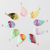 14*25 мм красочные листовые цветные блестки Diy танце