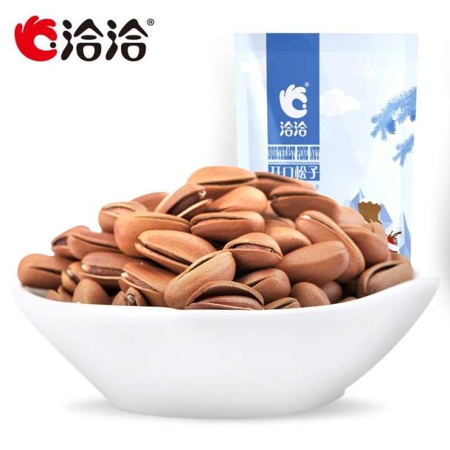 【苏宁易购】 洽洽开口松子200g