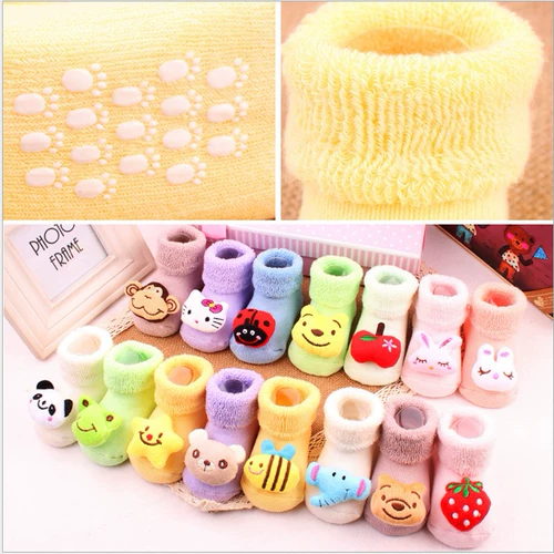 3 двойная бесплатная доставка Новые носки/три -мерные носки/носки колокольчиков/не -скользящие носки для животных/кукольные носки/волосатые носки