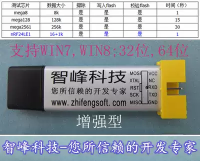 ZF-209 nRF24LU1 nRF24LE1 avr spi flash downloader programmer