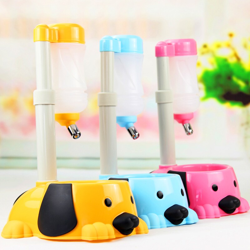 包邮 宠物饮水器狗用品 可升降猫狗饮水器 狗盆狗粮碗猫碗 狗水壶
