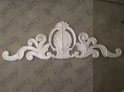 Villa door top flower Cast aluminum door accessories wrought iron accessories Non-cast iron top flower aluminum art solid aluminum door head flower