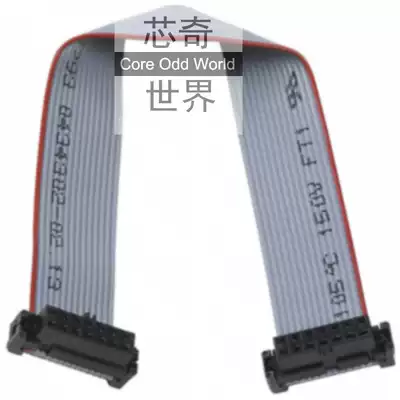 xilinx downloader MOLEX gray cable original dedicated line 14P2 0mm cable HW-RIBBON14