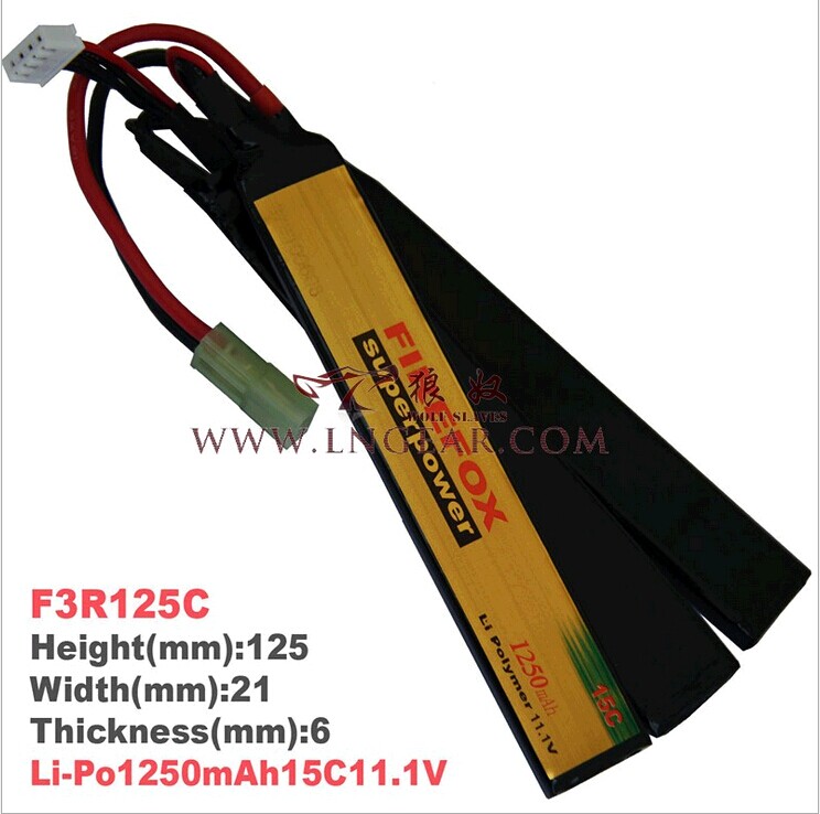 Firefox FIREFOX1250mAh 11 1V 15C lithium polymer lithium battery