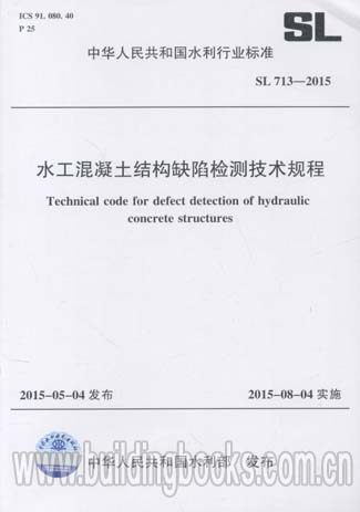 水工混凝土结构缺陷检测技术规程(SL 713-2015)
