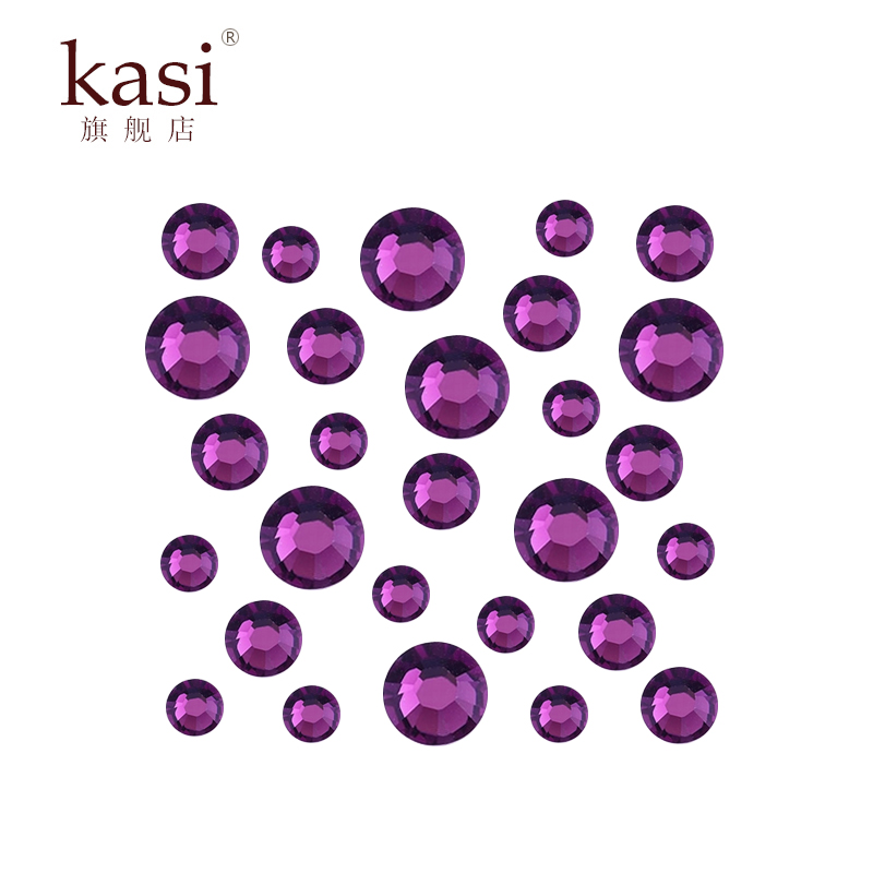 KaSi水钻美甲装饰常用贴钻颜色:紫水晶204型号:5号-30号