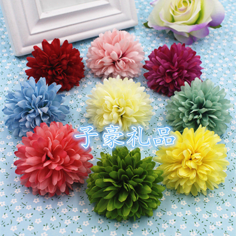 Emulated daisy head small flower polo flowers fake flowers DIY shoes hats decoration flowers