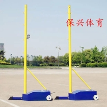 Badminton stand standard wheeled mobile badminton post portable simple badminton post with badminton net