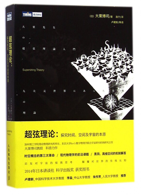 现货 超弦理论--探究时间空间及宇宙的本原/图灵新知 大栗博司 新华书店正版畅销书籍 博库网