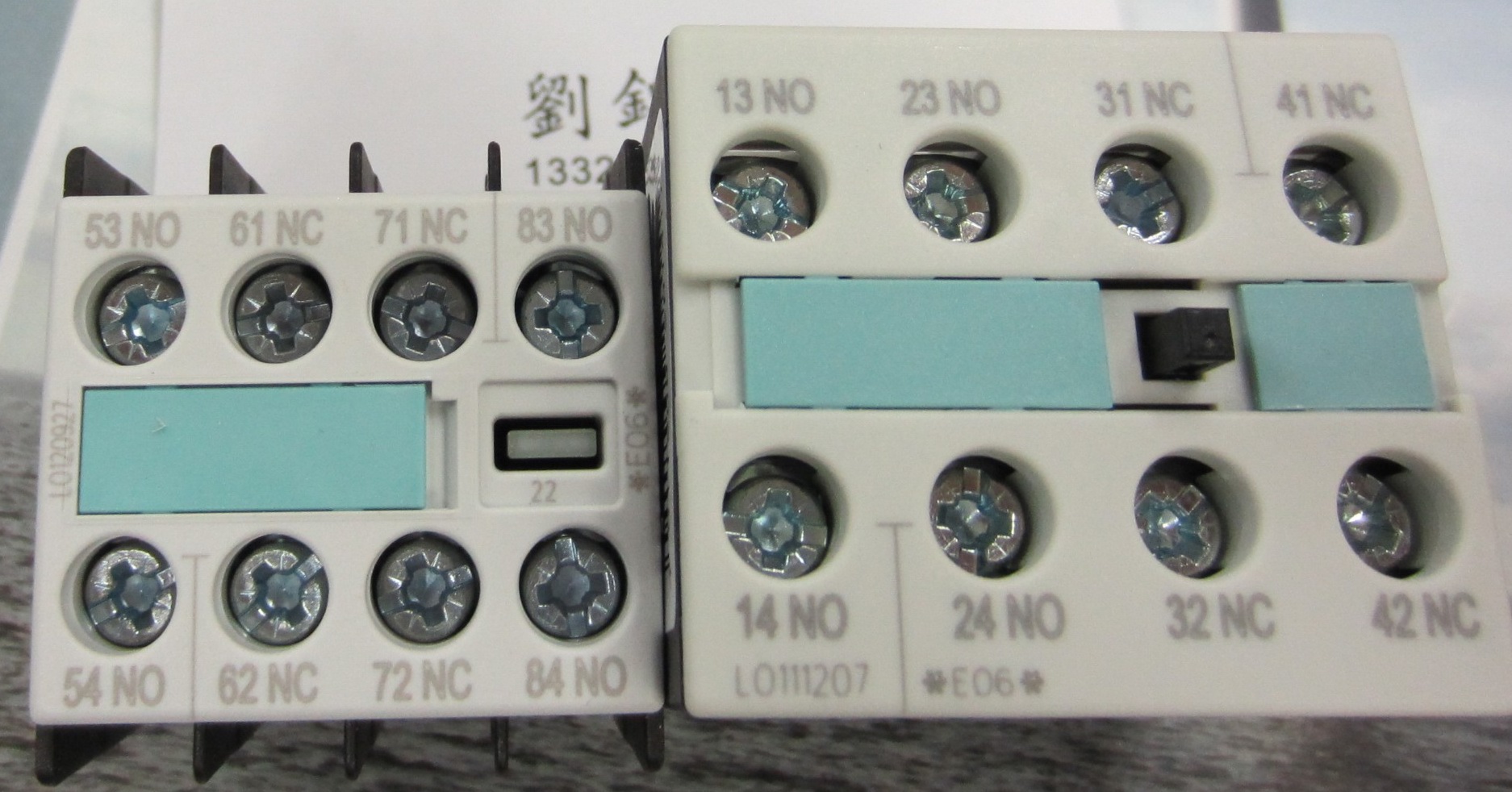 3RH1921-1FA22 Siemens 3RH1921-2HA22 auxiliary contacts