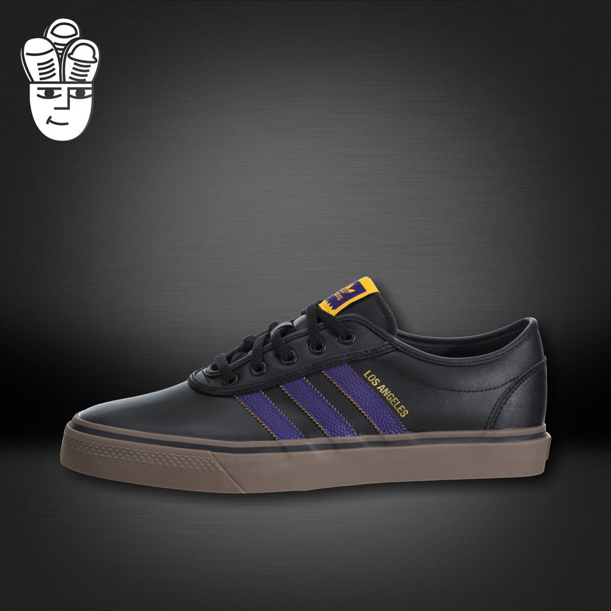 Adidas Adi Ease X NBA 阿迪达斯男鞋 时尚滑板鞋 NBA系列 湖人队