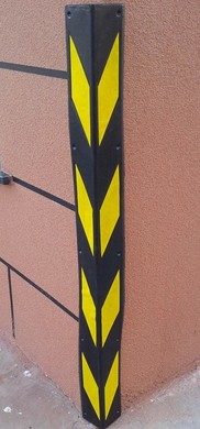 1 m 2 right-angle rubber corner protection anti-collision strip reflective corner protection reflective rubber corner protection corner anti-collision strip