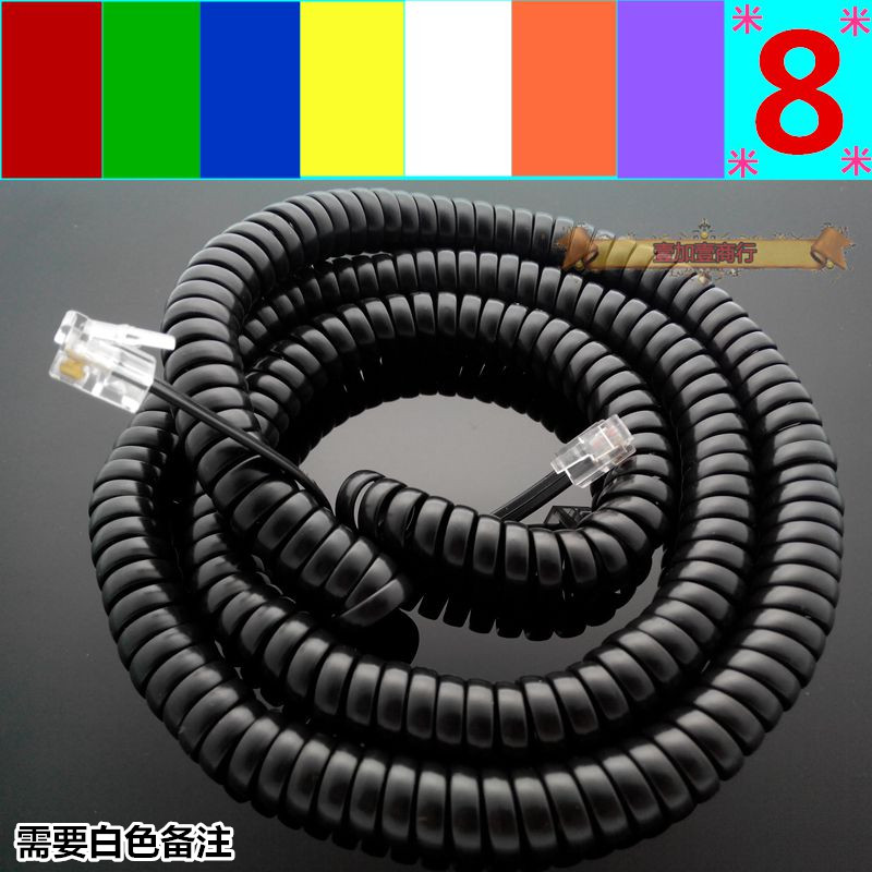 Hotel Engineering Home dedicated telephone handset curve handle line lengthened and thickened curve quality is excellent