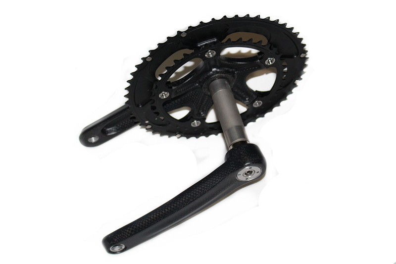 Road bike kit big chainring 53 39T carbon fiber crankset 170 172 5 175 bicycle accessories