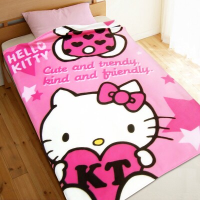 HELLO kitty TRENDY GIRLS BRUSH THE BLANKETS