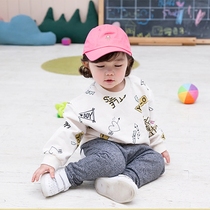 South Korea imported baby pants spring and autumn childrens trousers boys and girls baby big pp pants cotton casual pants