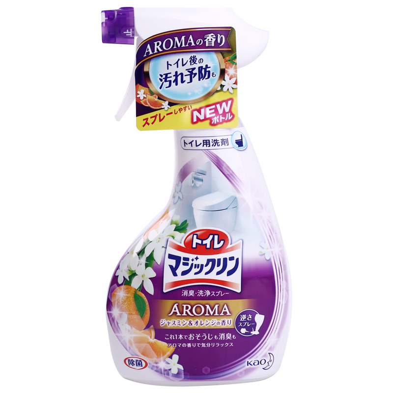 日本原装花王精油马桶清洁*洁厕剂喷雾*浴室清洁剂400ml*消臭除菌