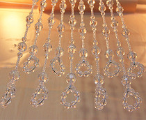 Anneaux en cristal de magasin de vêtements chaînes suspendues chaînes suspendues pour vêtements cintres suspendus présentoirs à pendentifs crochets pour chaîne de perles