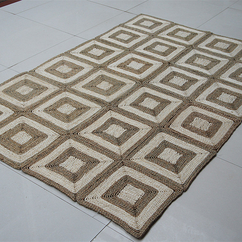 Fields Garden Environmental Protection Grass Tatami Mat Rice Mat Pure Handmade Sandmat Terrace Mat Rug Mat Rug Carpet Set As Floating Window Mat