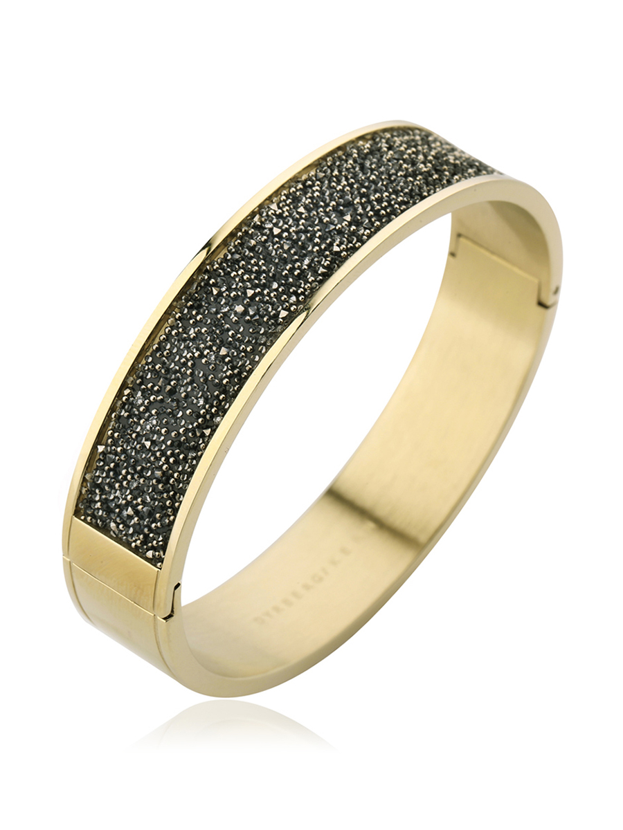 DYRBERG/KERN 黑金拼色星空闪耀手镯