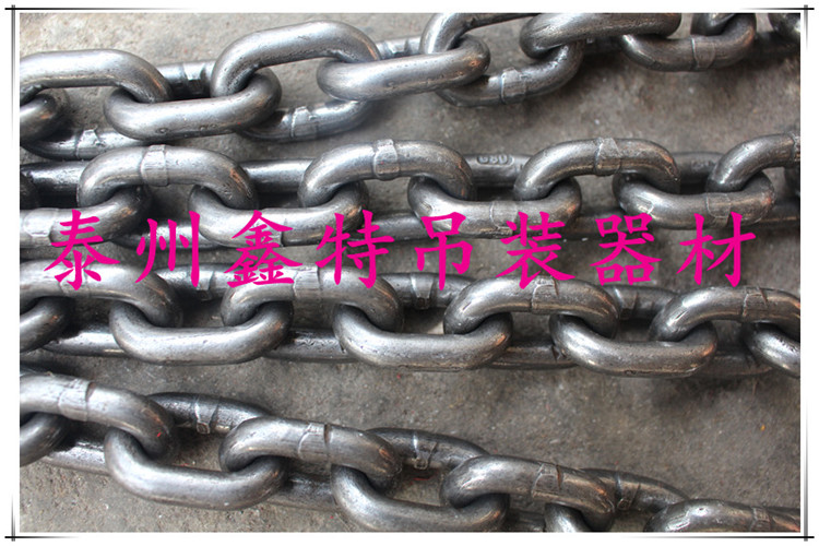 High-strength lifting chain G80 grade rigging chain spreader chain manganese steel car lock chain 6mm-42MM round chain ring
