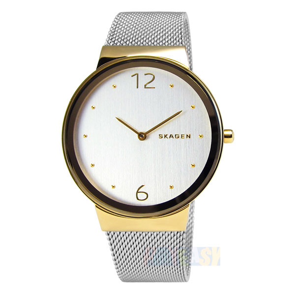 台湾官网直邮进口SKAGEN / SKW2381 / Freja 低调质感优雅轻薄米