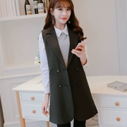 Xuân 2018 phiên bản Hàn Quốc mới của áo vest không tay mỏng vest áo khoác vest nữ dài