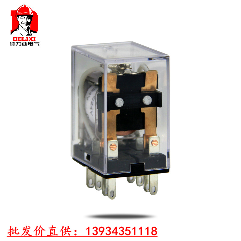 Delici CDZ9-52P Small intermediate relay MY2NJ HH52P DC24V AC220V 8 feet