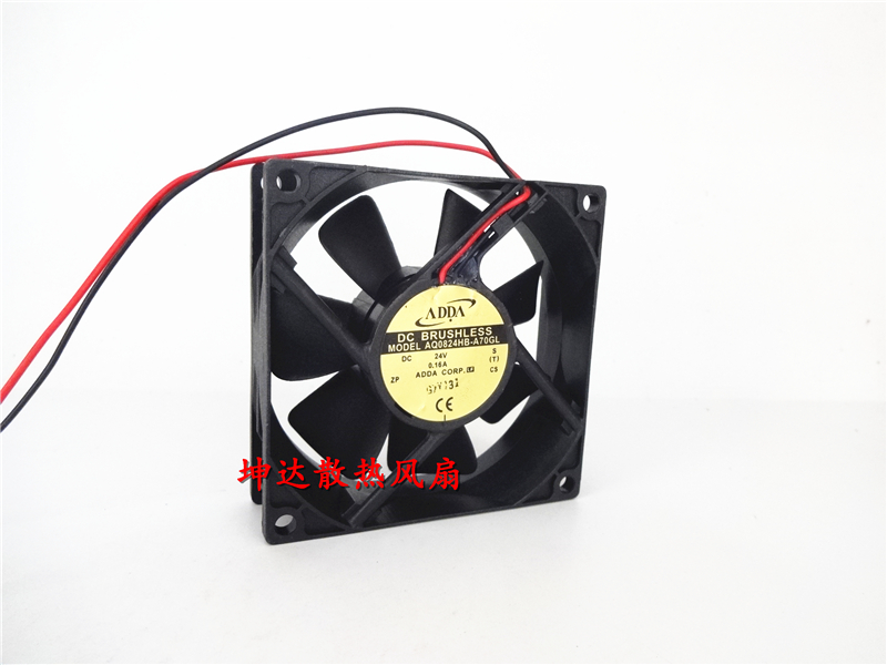 Original Dress Taiwan Association Jubilee 8025 24V 24V 0 8CM Waterproof Fan AQ0824HB-A70GL