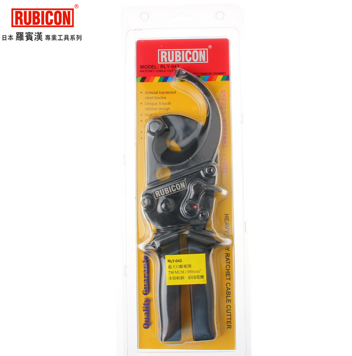 Imported Japanese Robin Hood Rubicon strong manual cable cutter RLY-042 ratchet type 350 square