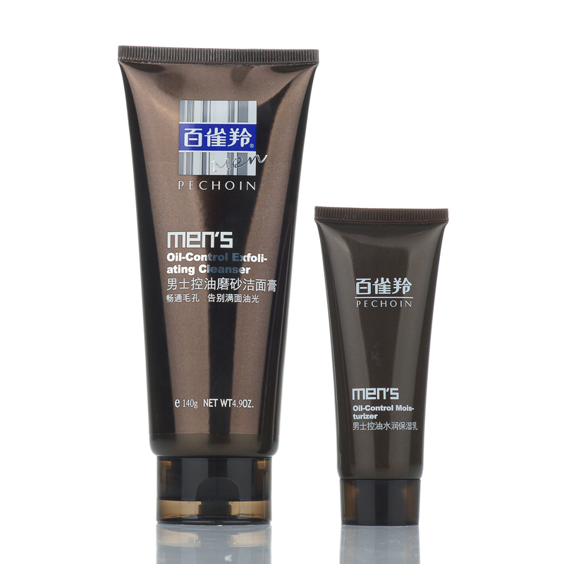 百雀羚男士洗面奶 男士控油磨砂洁面膏 保湿补水去油光包邮