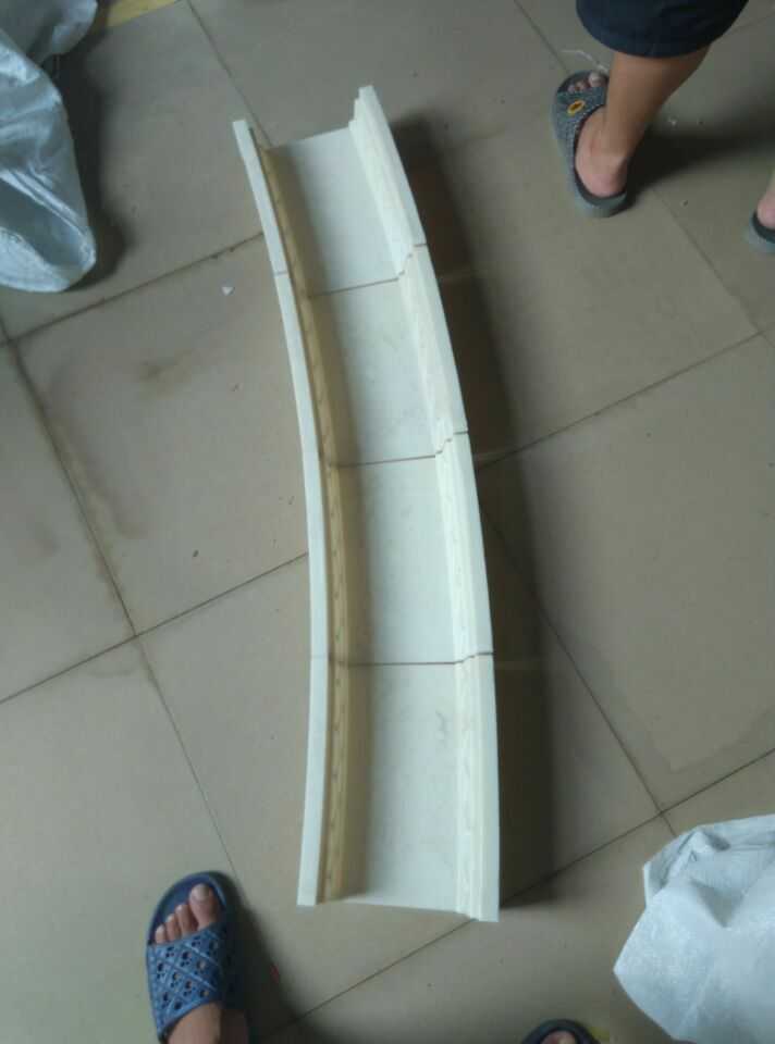 Prefabricated balcony bar pressure line mold European component grc cement Roman column Arc handrail line building