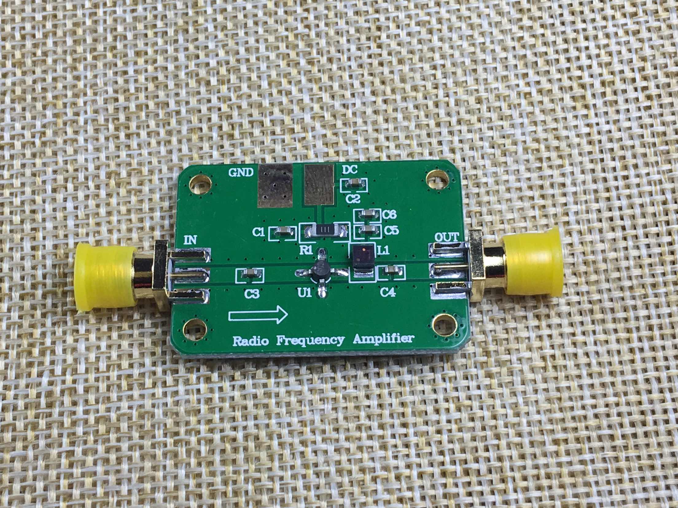 Wideband RF Microwave High Flatness Amplifier 1MHz-2GHz 26dB gain