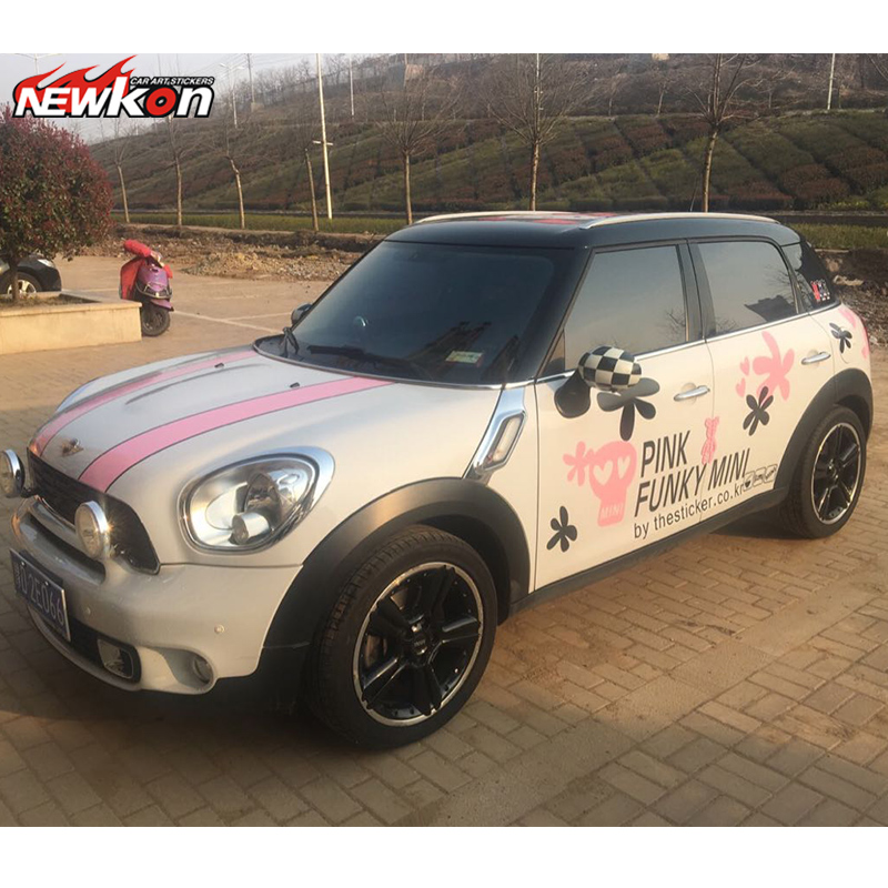 宝马迷你mini车身拉花车贴 个性汽车拉花贴纸cooper countryman