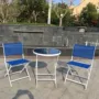 Bộ bàn ghế ngoài trời Teslin gồm ba và năm bộ Bàn ghế sân vườn sân vườn Giải trí cafe gấp ghế khách sạn ghế để ban công