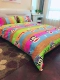 Tấm mài đơn, 1,2 m / 1,5 m, giường ký túc xá sinh viên, giải phóng mặt bằng mã đơn bộ ga giường Khăn trải giường