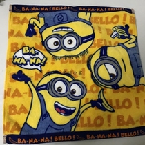 Japanese cute cotton square scarf cut label